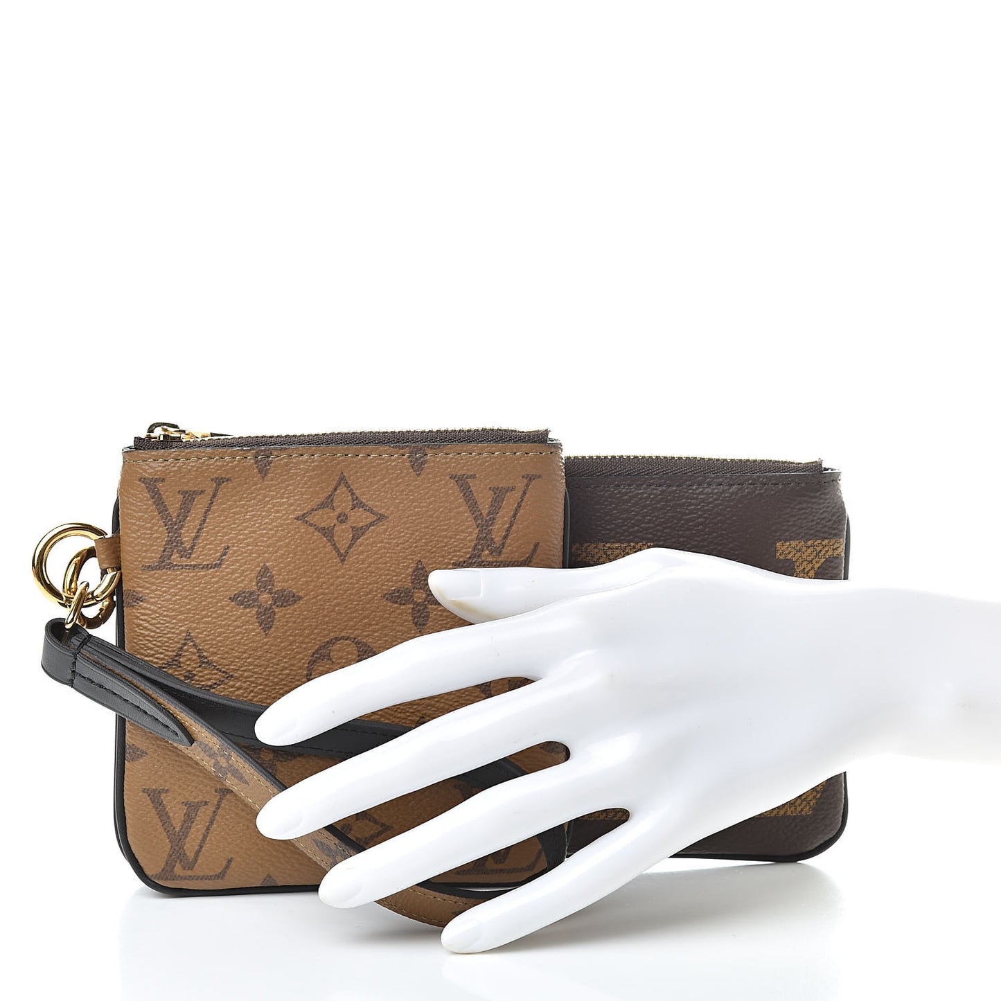 Reverse Monogram Giant Trio Pouch