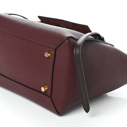 Celine Goatskin Smooth Calfskin Mini Belt Bag Burgundy 9 of 9