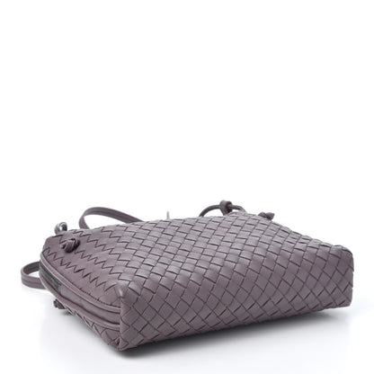 Bottega Veneta Nappa Intrecciato Nodini Crossbody Messenger Violet 3 of 8
