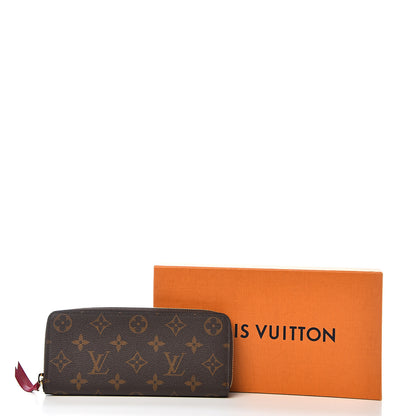 Louis Vuitton Monogram Clemence Wallet Fuchsia 7 of 7
