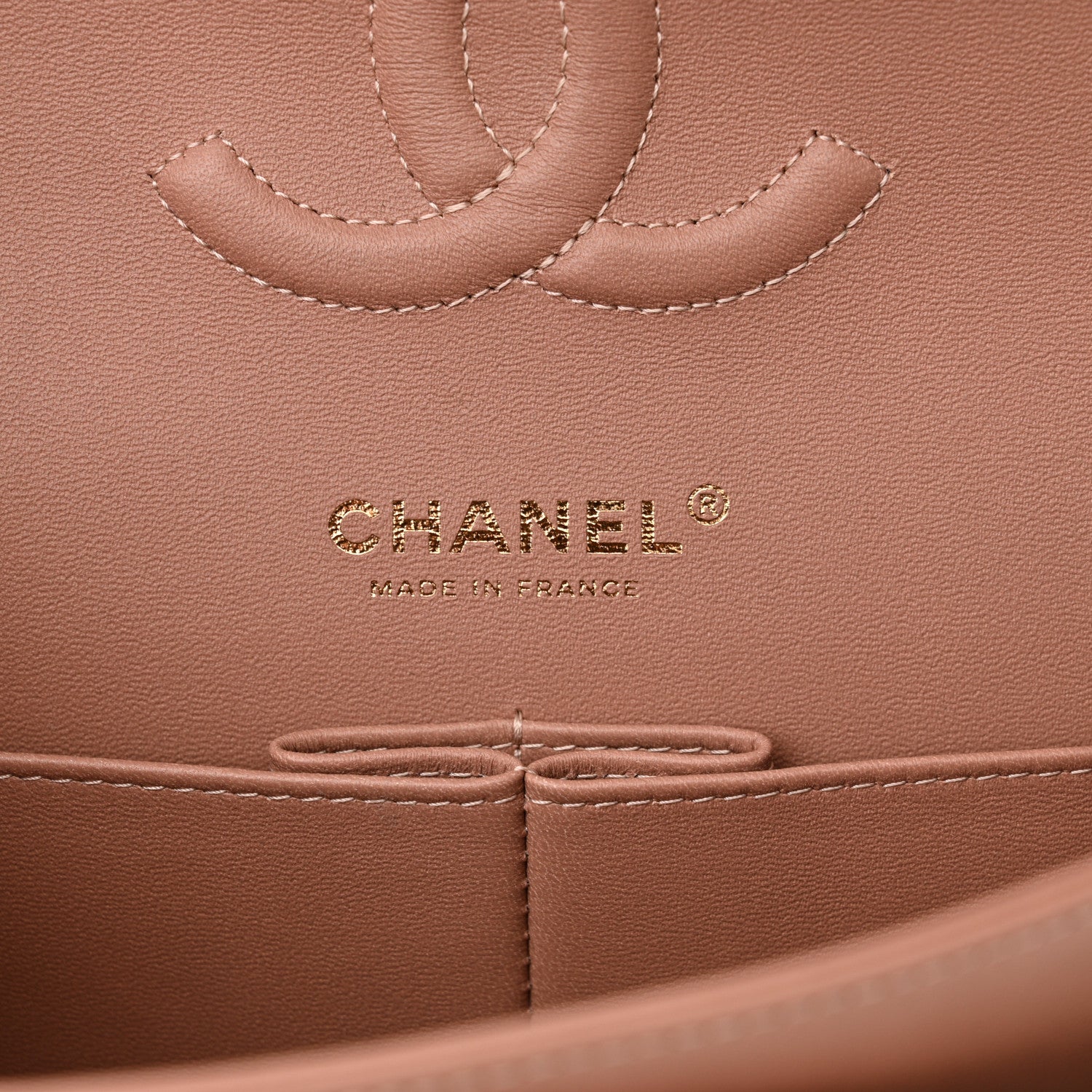 Chanel Suede Quilted Medium Double Flap Light Pink 6 of 10