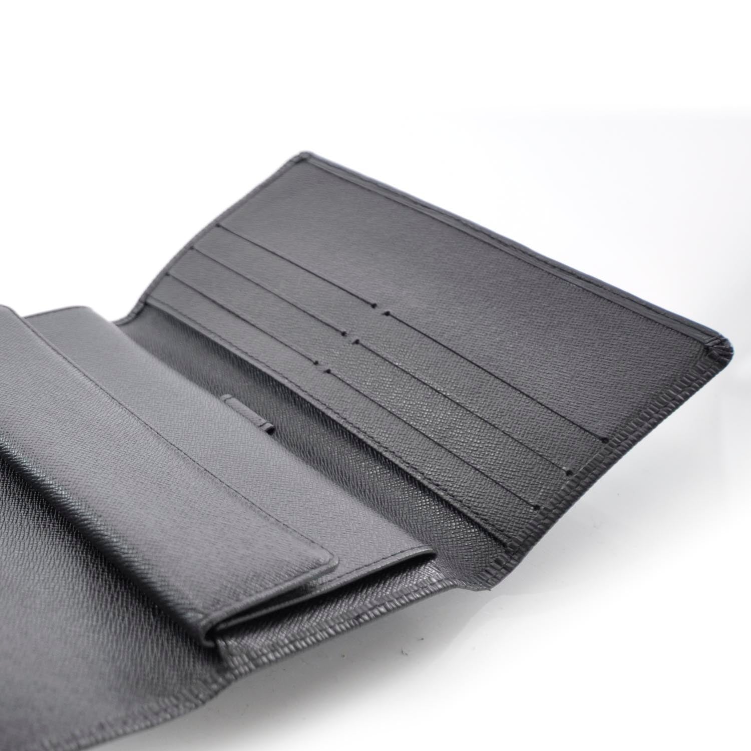 Louis Vuitton Epi Porte Tresor International Wallet Black 5 of 7