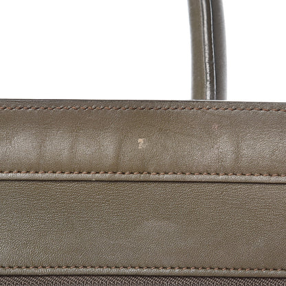 Celine Smooth Calfskin Mini Luggage Khaki 20 of 28