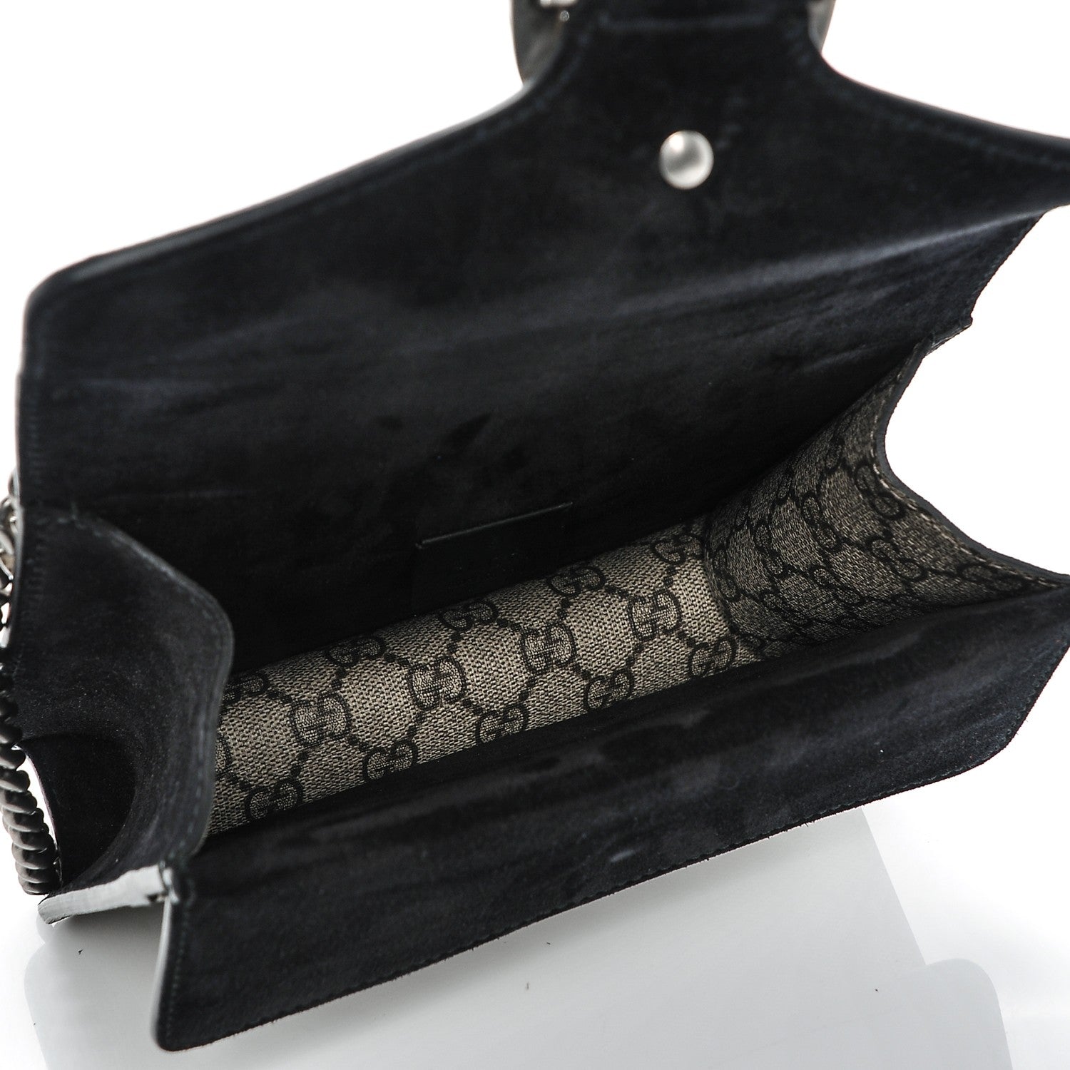 Gucci GG Supreme Monogram Mini Dionysus Shoulder Bag Black 5 of 6