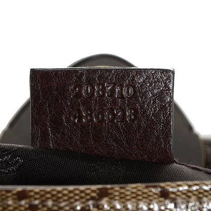 Gucci Crystal Monogram Babouska Clutch Dark Brown 7 of 7