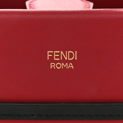 Fendi Vitello Century Opaco F is Fendi Bi-Color Small Runaway Satchel Fragola Black 6 of 11