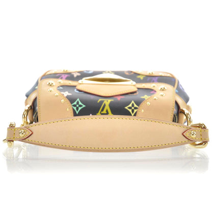 Louis Vuitton Monogram Multicolor Marilyn Black 6 of 10