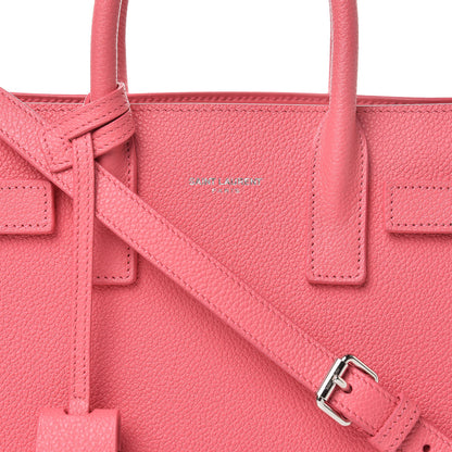 Saint Laurent Grained Calfskin Nano Sac De Jour Rose Clair 8 of 18