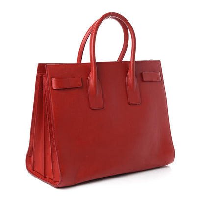 Saint Laurent Calfskin Large Sac De Jour Lipstick Red 3 of 10