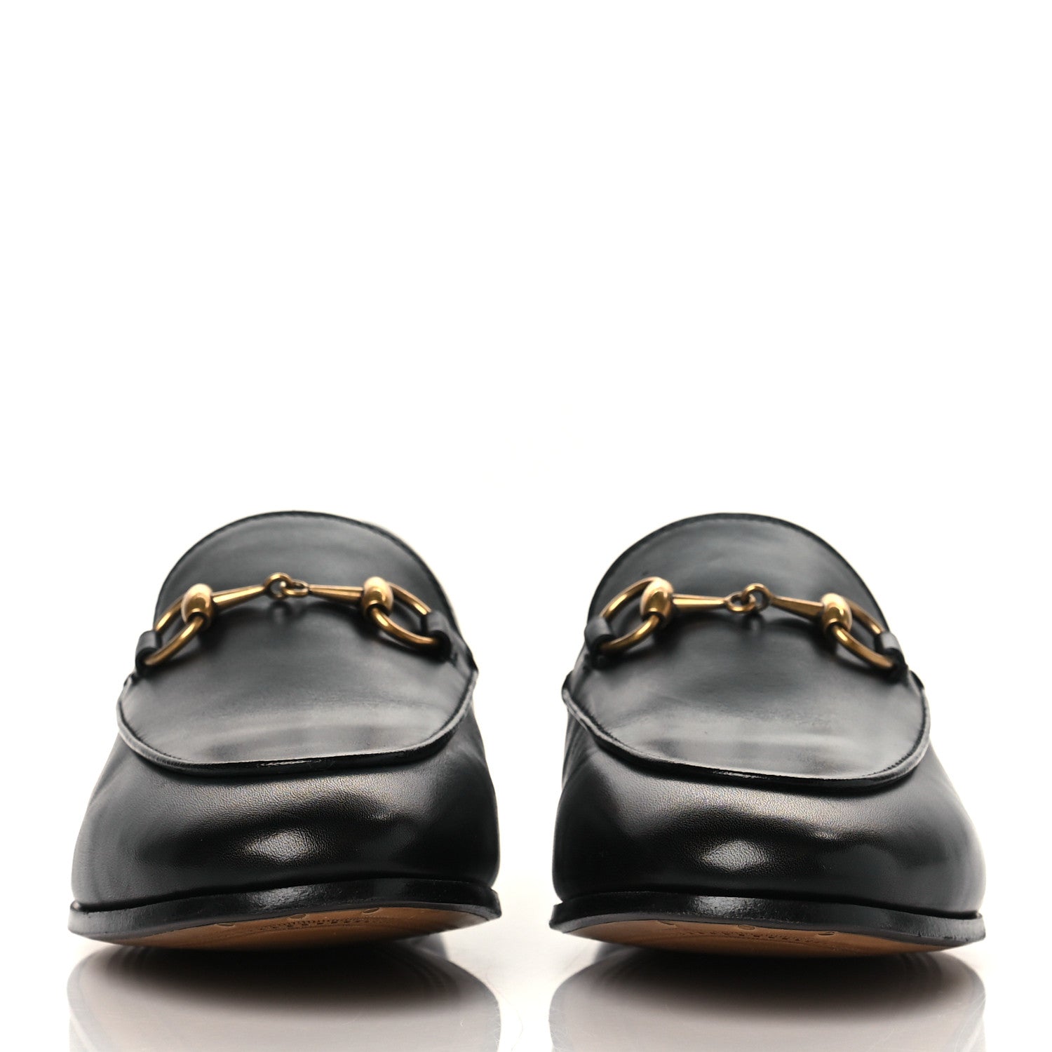 Gucci Calfskin Womens Jordaan Loafers 36 Black 2 of 8