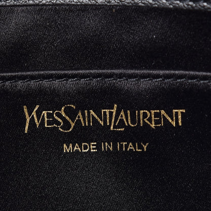 Saint Laurent Calfskin Monogram Large Belle De Jour Clutch Black 7 of 8