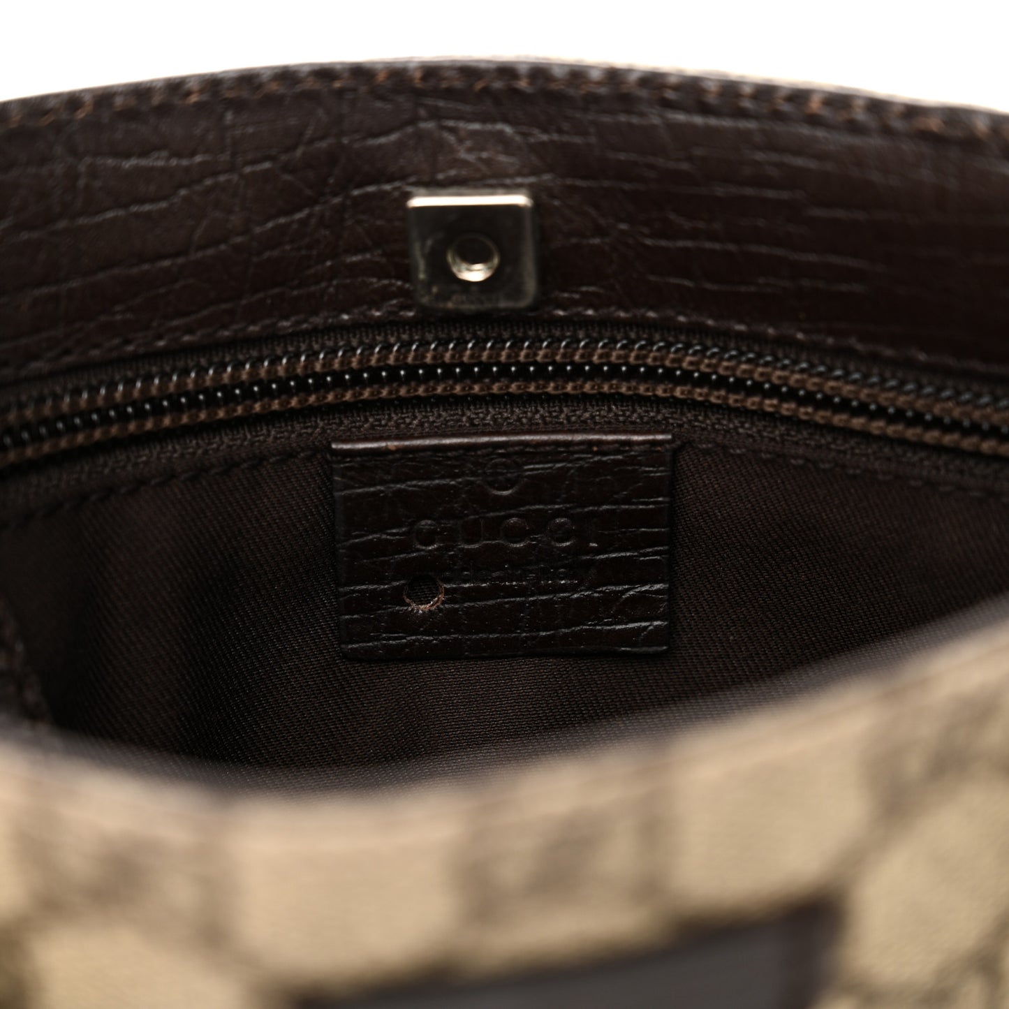 GG Monogram Pochette Brown