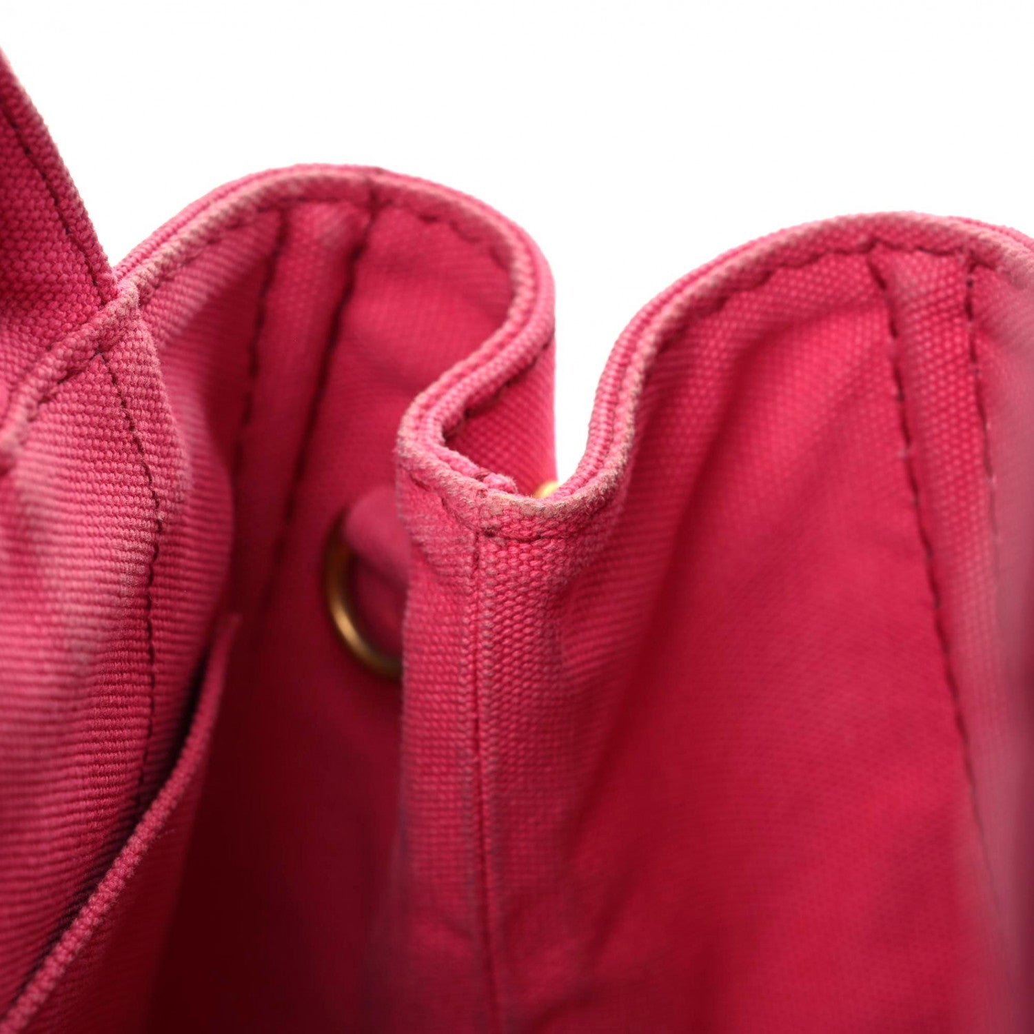 Prada Canapa Small Logo Tote Peonia 8 of 22