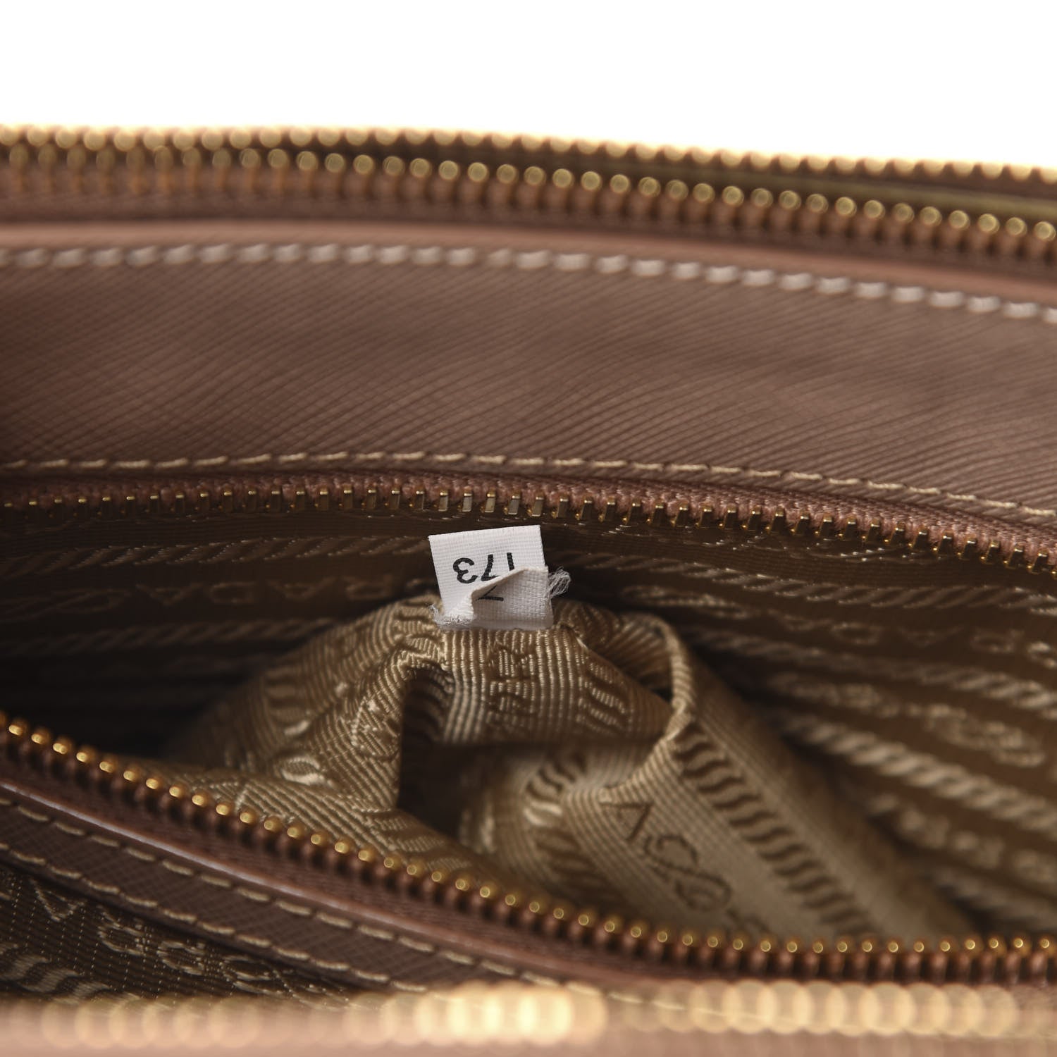 Prada Saffiano Medium Galleria Double Zip Tote Cammeo 9 of 12