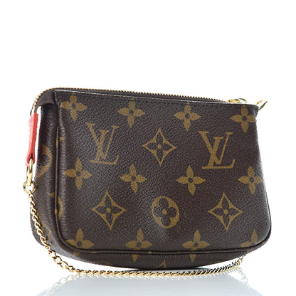 Louis Vuitton Monogram 2018 Christmas Animation Mini Cats Pochette Accessories 3 of 8