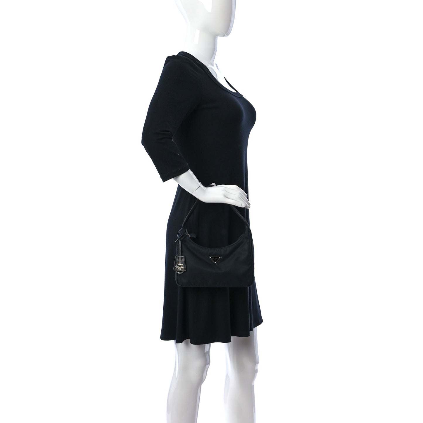 Tessuto Nylon Mini Re-Edition 2000 Bag Black