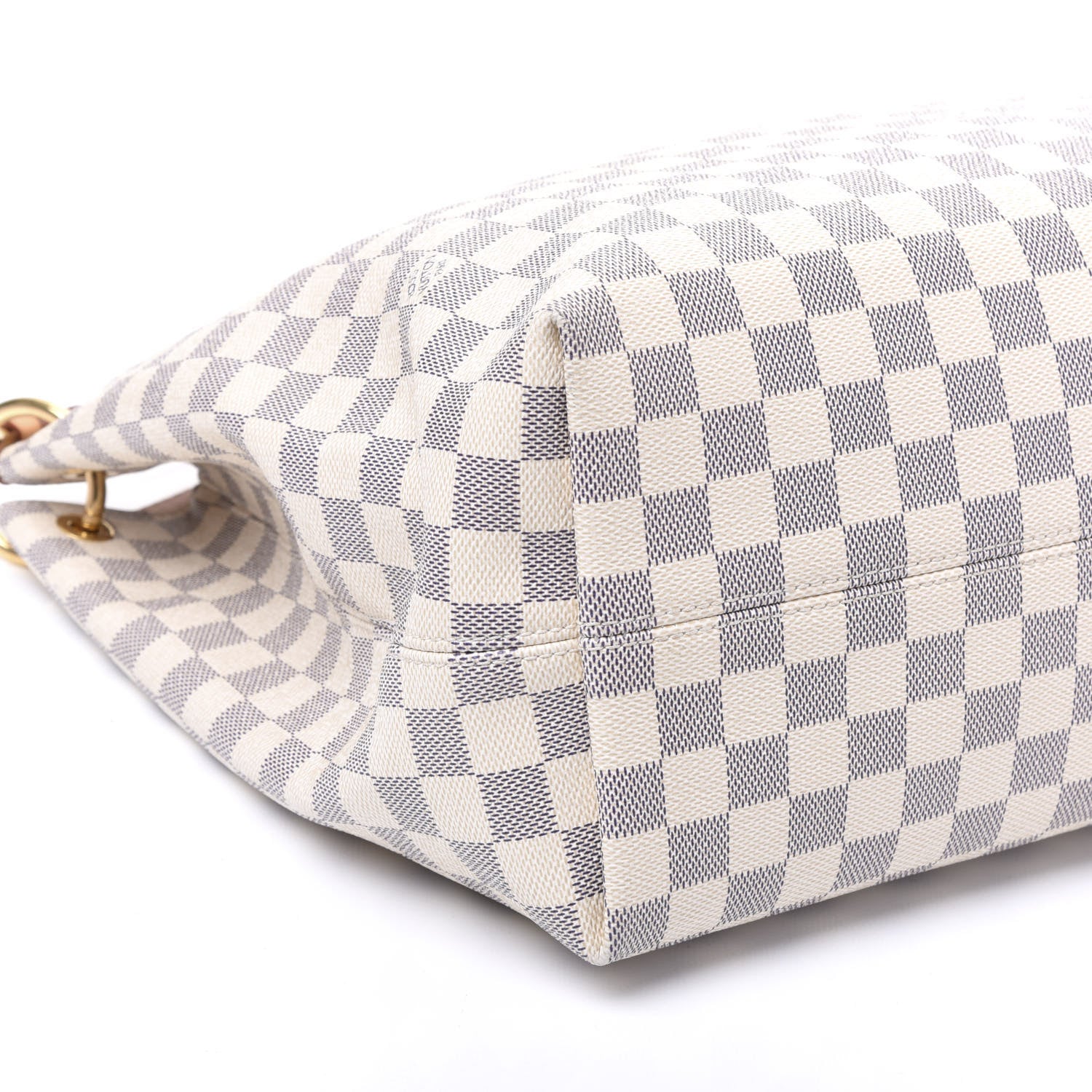 Louis Vuitton Damier Azur Graceful MM Rose Ballerine 5 of 11