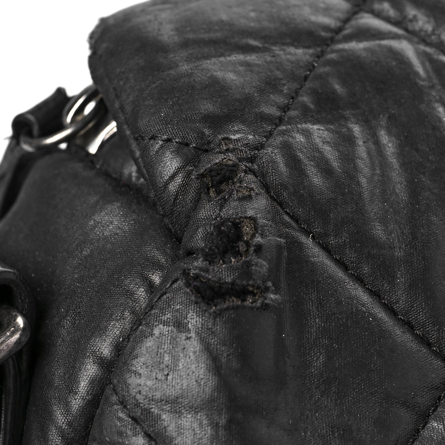 Chanel Nylon Quilted Coco Cocoon Messenger Black 11 of 13