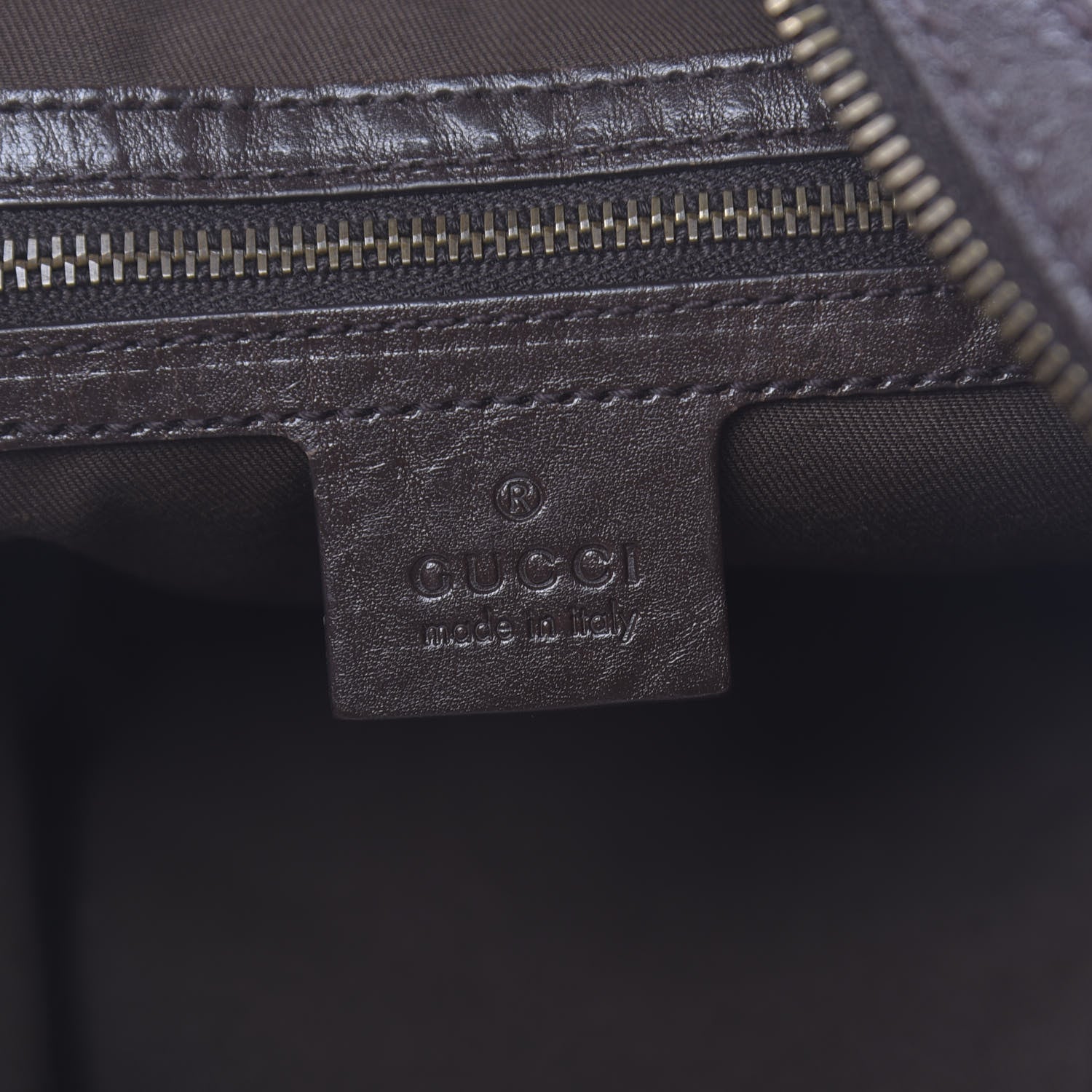 Gucci Monogram Medium Interlocking Hobo Dark Brown 6 of 10