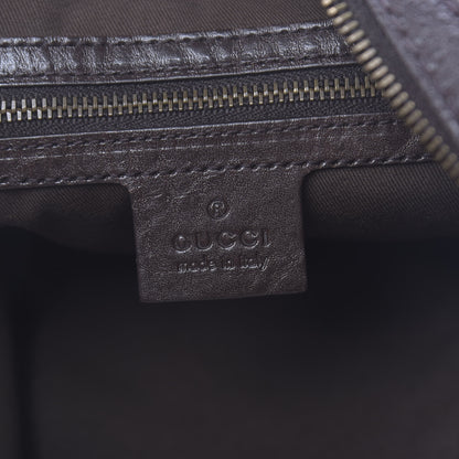 Gucci Monogram Medium Interlocking Hobo Dark Brown 6 of 10