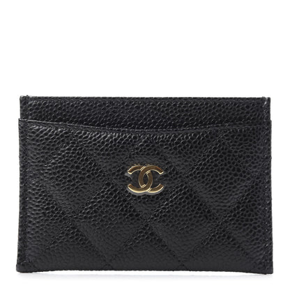 Chanel Caviar Quilted Card Holder Black 1 of 7