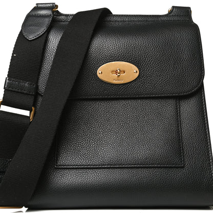 Mulberry Natural Grain Calfskin Antony Messenger Crossbody Black 7 of 12