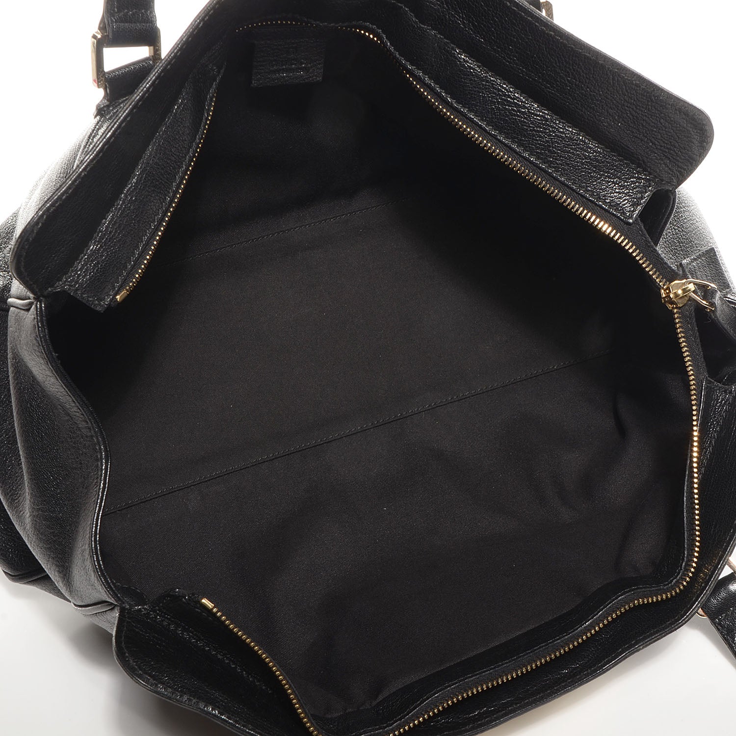 Gucci Leather Blondie Satchel Black 5 of 7