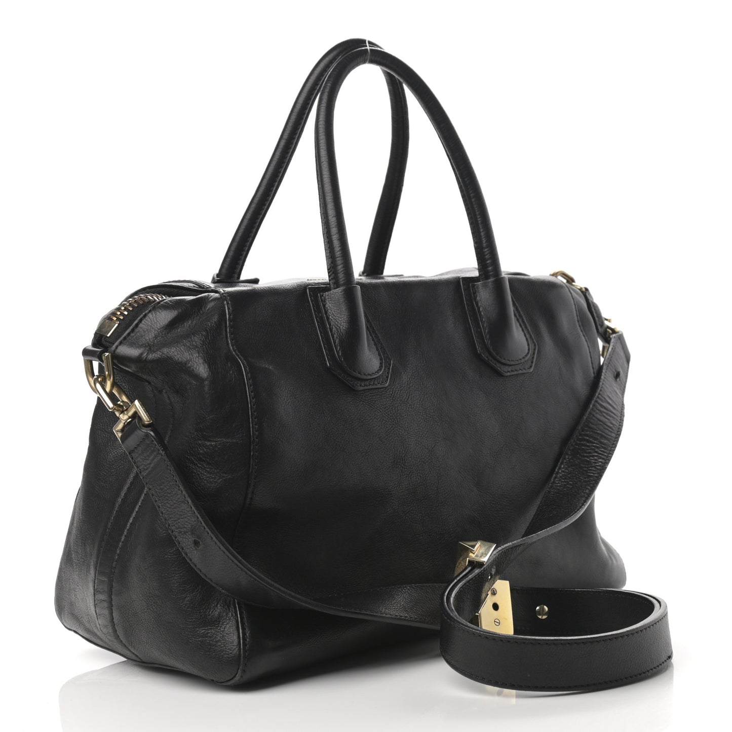 Smooth Calfskin Medium Soft Antigona Black