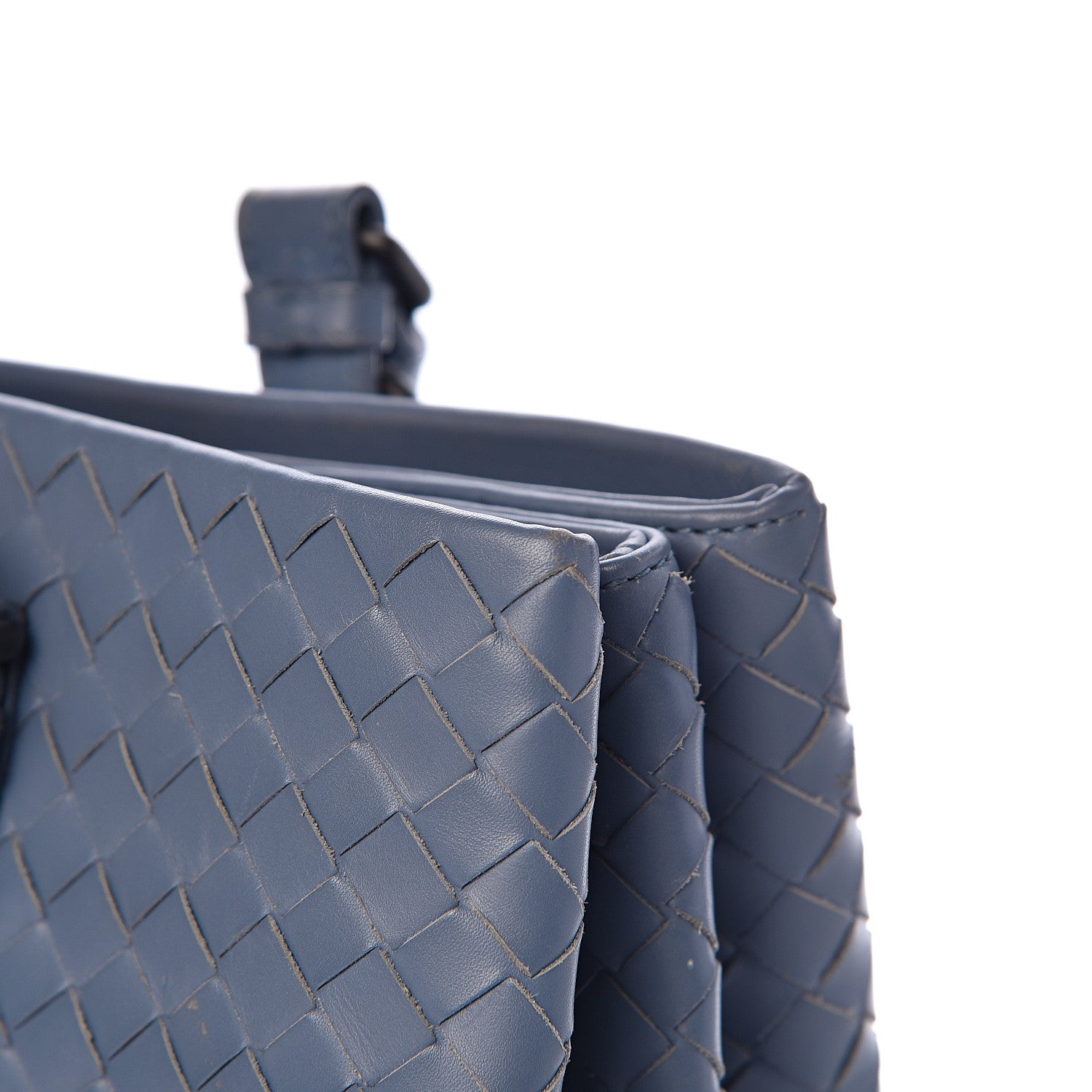 Bottega Veneta Nappa Intrecciato Medium Roma Tote Baltic Blue 19 of 23
