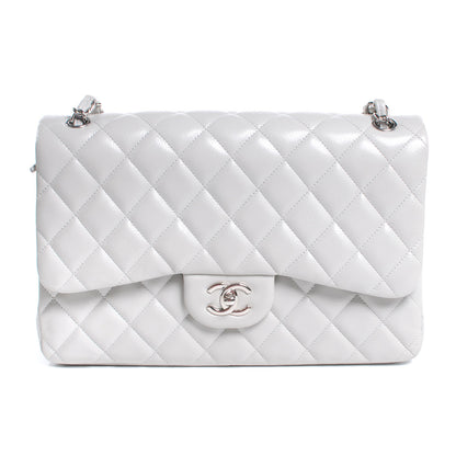 Chanel Caviar Jumbo Double Flap Grey 1 of 9