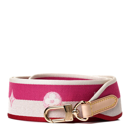 Louis Vuitton Jacquard Speedy Bandouliere 20 Shoulder Strap Fuchsia 1 of 5