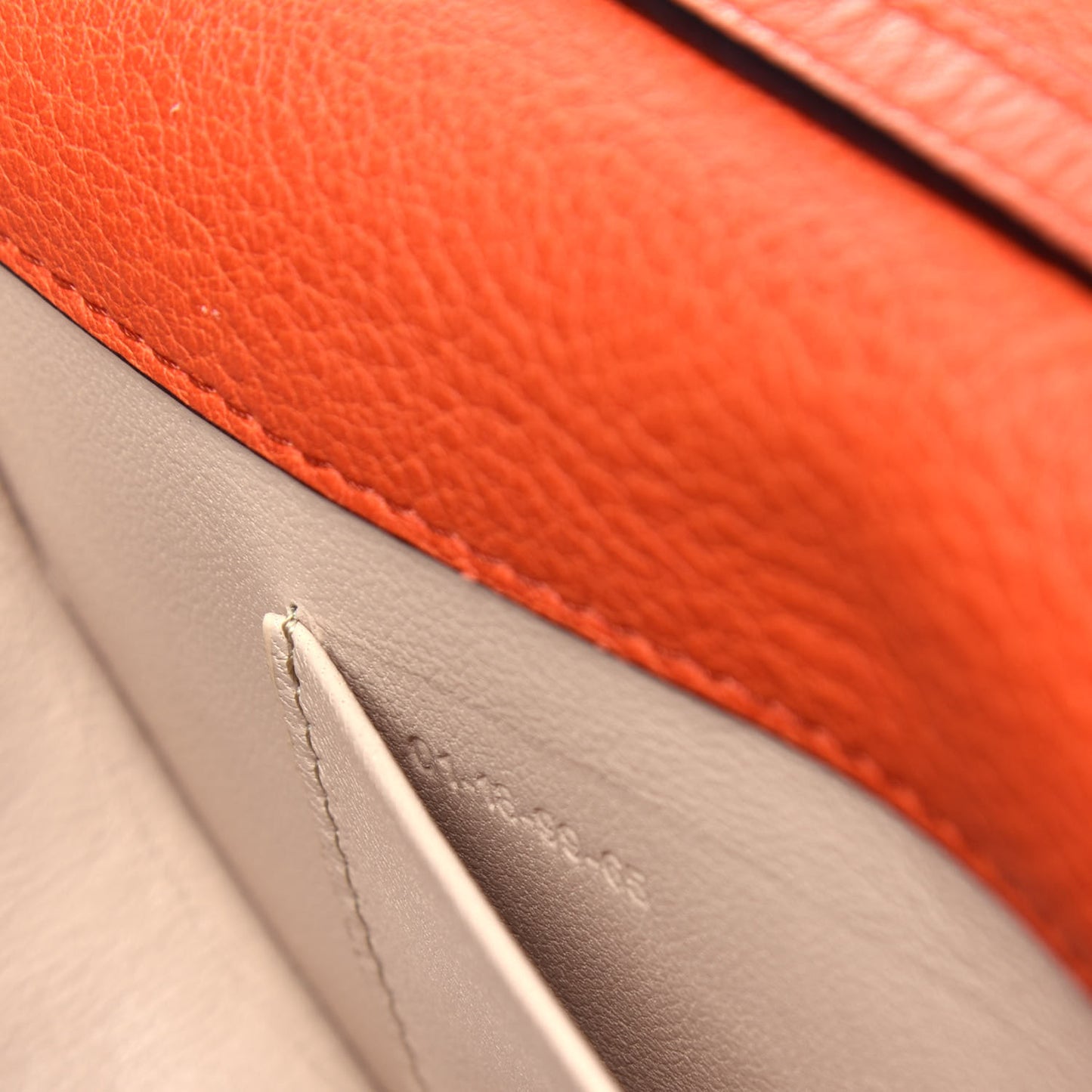 Calfskin Small Nile Bracelet Minaudiere Bag Sepia Red