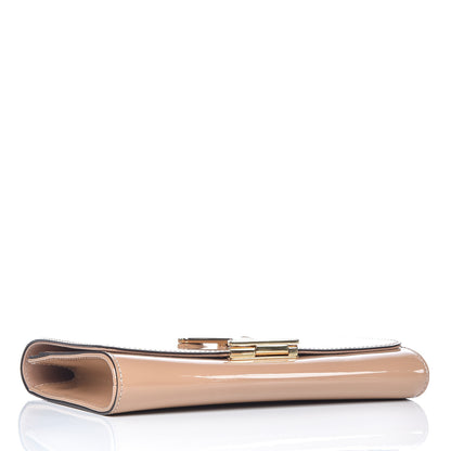 Louis Vuitton Patent Louise Clutch Nude 4 of 12