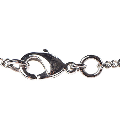 Chanel Crystal CC Bow Necklace Silver Black 5 of 6