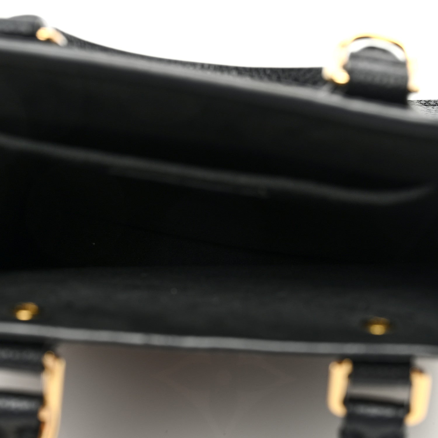 Louis Vuitton Empreinte Monogram Giant Petit Sac Plat Black Beige 5 of 9