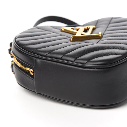 Louis Vuitton Calfskin New Wave Heart Bag Black 4 of 9