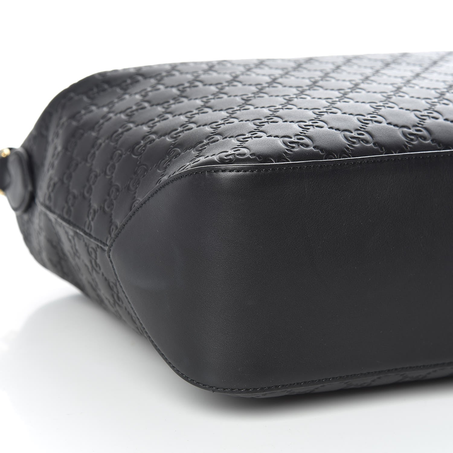 Gucci Guccissima Signature Large Linea A Hobo Black 8 of 9