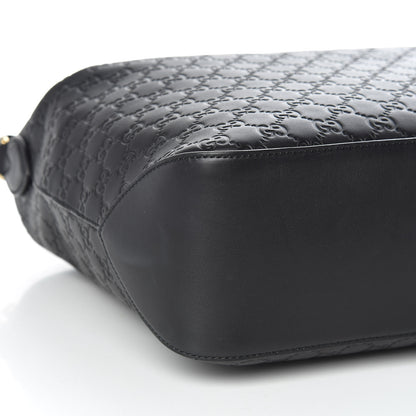 Gucci Guccissima Signature Large Linea A Hobo Black 8 of 9