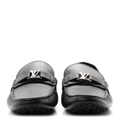 Louis Vuitton Epi Mens Hockenheim Moccasin Loafers 10.5 Black 3 of 10