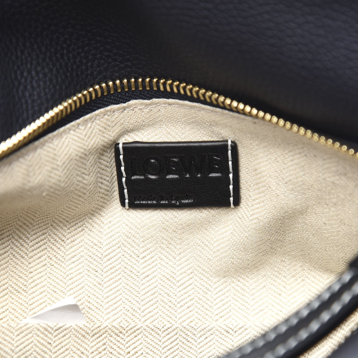 Calfskin Small Puzzle Bag Midnight Blue Black