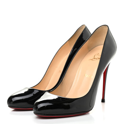 Christian Louboutin Patent Dorissima 100 Pumps 39.5 Black 3 of 9