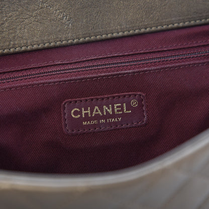 Chanel Metallic Calfskin Quilted Istanbul Accordion Flap Gold 6 of 9