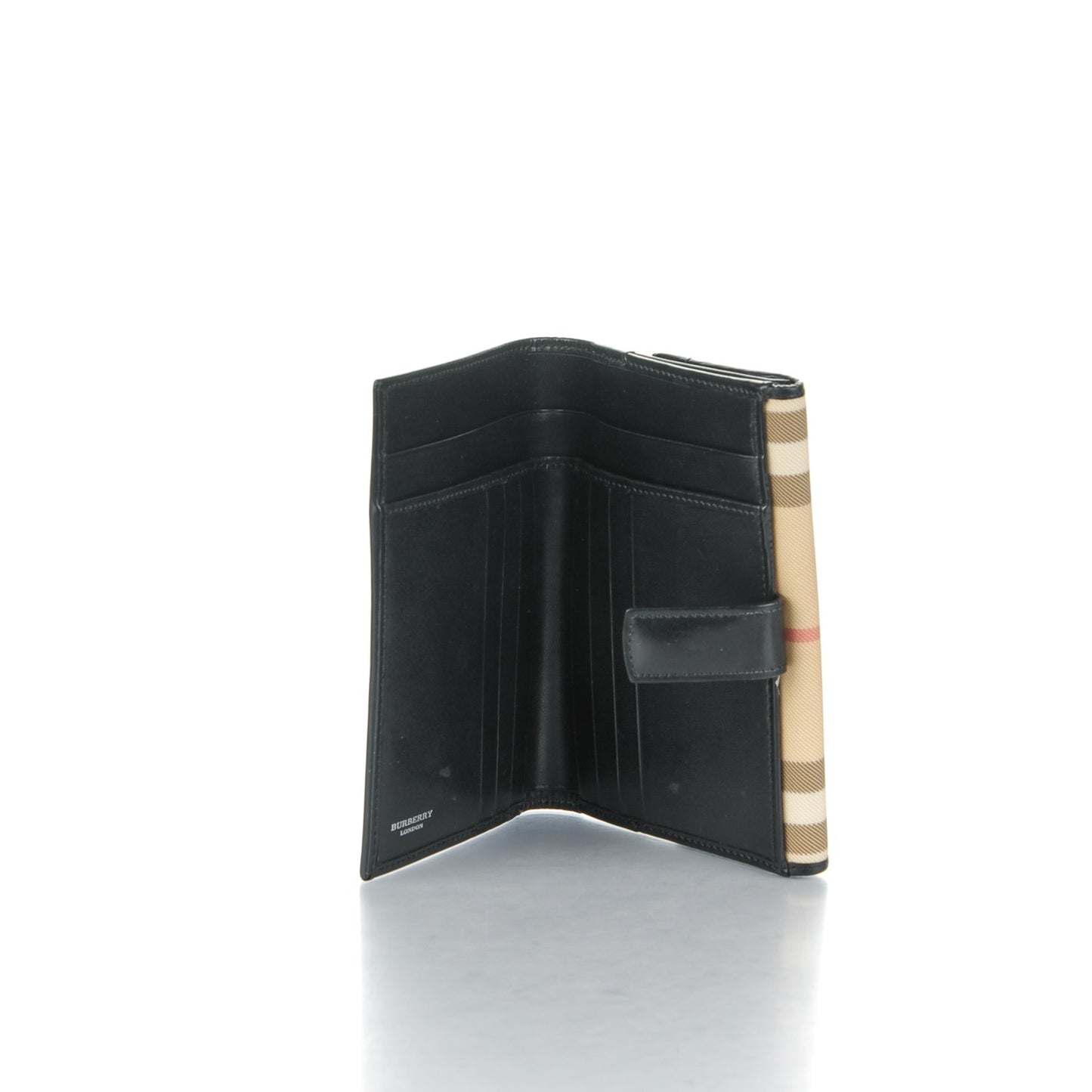 Nova Check Compact Wallet Black