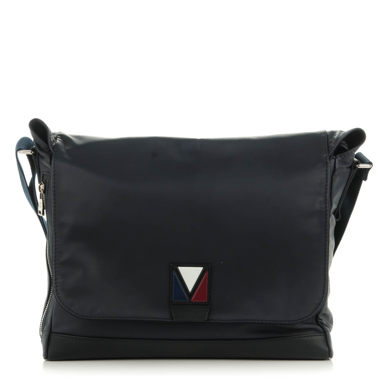 Louis Vuitton Calfskin Cross V Messenger Navy 1 of 8