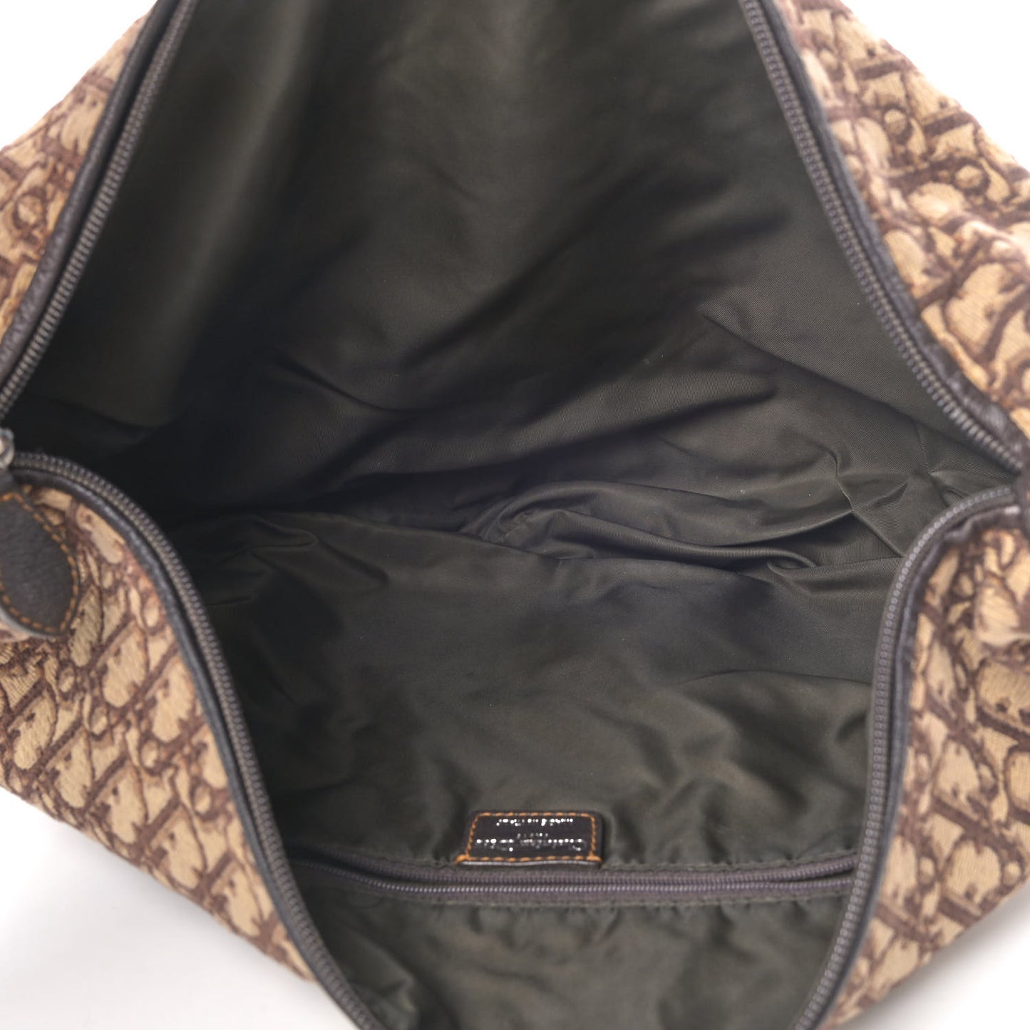 Monogram Buckle Hobo Marron Fonce