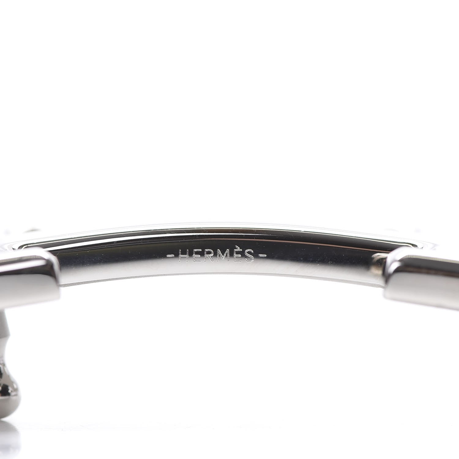 Hermes Polished Palladium 32mm H Belt Buckle Silver 3 of 4