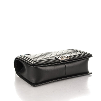 Chanel Calfskin Quilted New Medium Boy Flap Black 4 of 7
