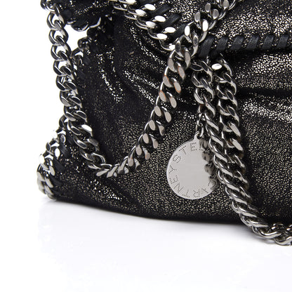 Stella McCartney Chamois Shiny Dotted Falabella Fold Over Tote Ruthenium 9 of 9
