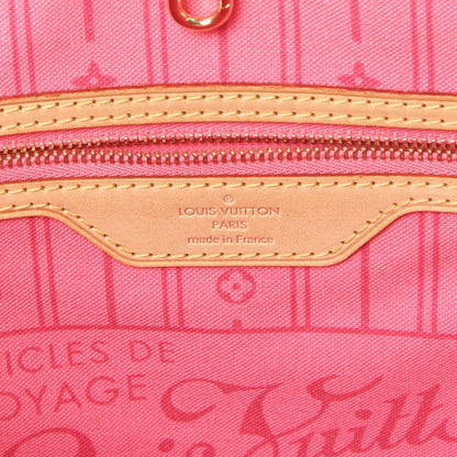 Louis Vuitton Monogram Roses Neverfull MM 7 of 8