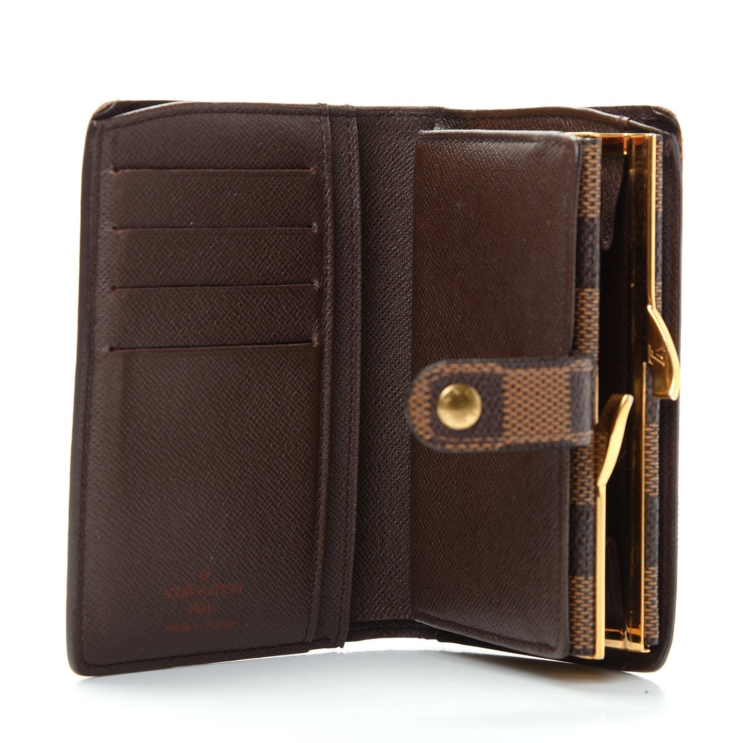 Damier Ebene French Purse Wallet